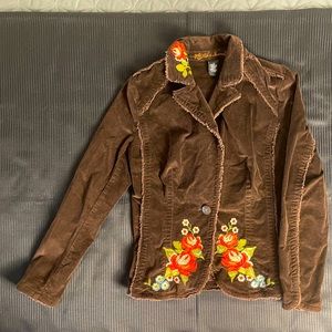 Velvet brown jacket
